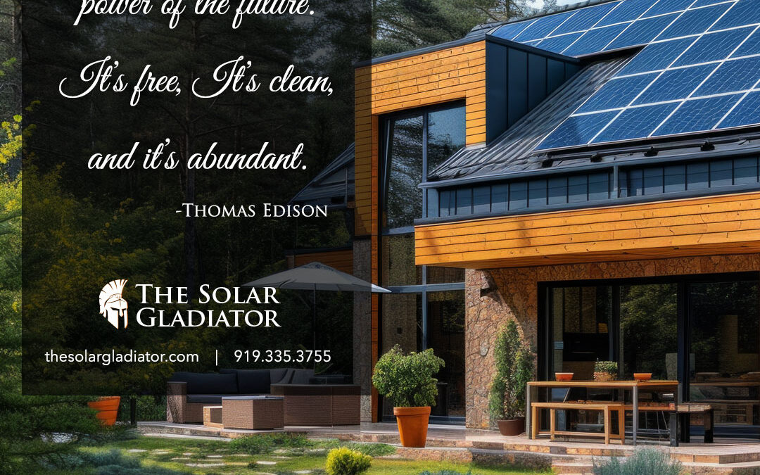 Thomas Edison On Solar Energy