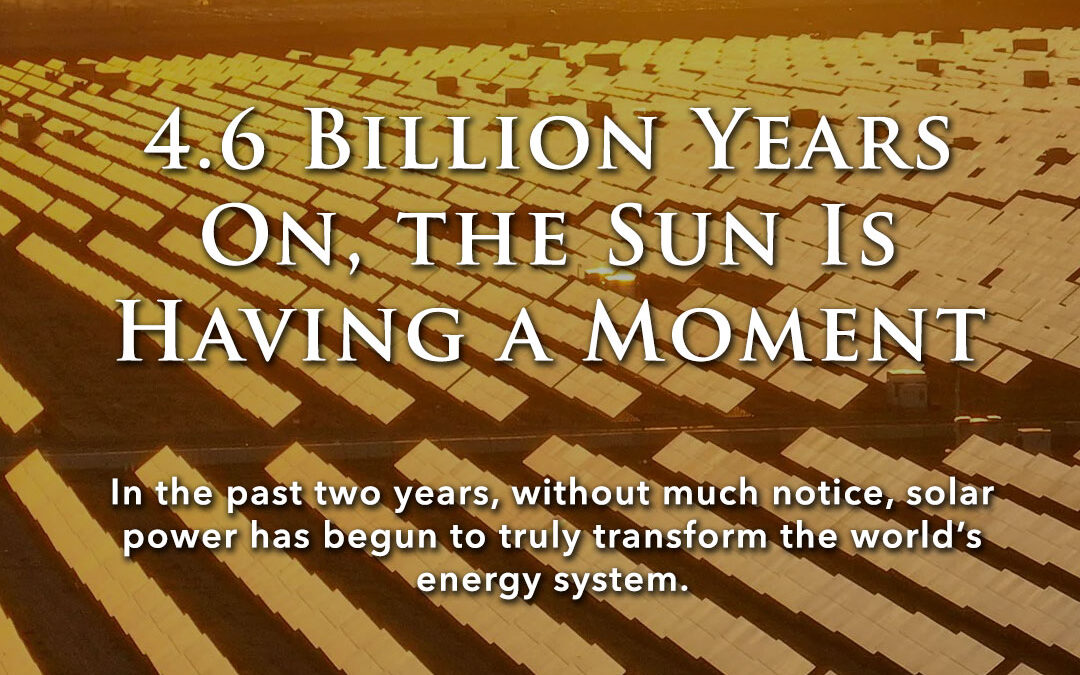 4.6 Billion Years On, the Sun Is Having a Moment