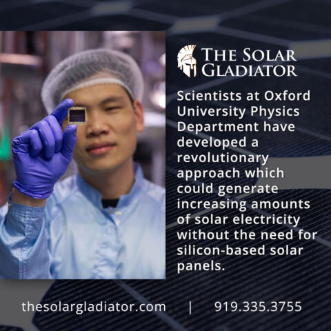 Solar Energy Breakthrough Could Reduce Need For Solar Farms The Solar